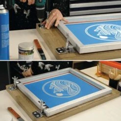 2-piece Frame Clamp Set For Hand Printing. -Art Supply Sales 2 pieceFrameClampSetforHandPrinting 3