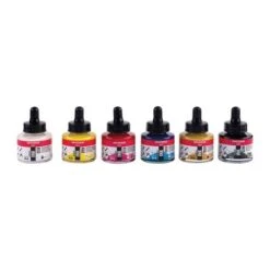 Amsterdam Acrylic Ink Standard Set 6 Amsterdam Acrylic Ink Standard Set -Art Supply Sales AmsterdamAcrylicInkStandardSet 2