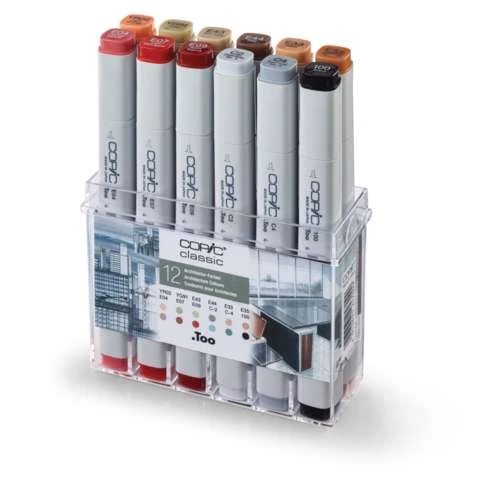COPIC® | Classic Marker Set— 12 Architectural Colours 1 COPIC® | Classic Marker Set— 12 Architectural Colours