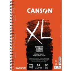 Canson XL Croquis Spiral Sketch Pads 9 Canson XL Croquis Spiral Sketch Pads -Art Supply Sales CansonXLCroquisSpiralSketchPads 3