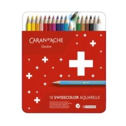 Caran D'Ache Swisscolor Water-Soluble Pencil Sets -Art Supply Sales CaranD26230393BAcheSwisscolorWater SolublePencilSets 3
