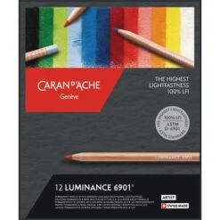 Caran D'Ache Luminance 6901 Crayon Sets -Art Supply Sales Carand26230393BAcheLuminance6901CrayonSets 3