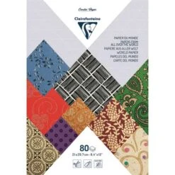 Clairefontaine 'Papers From All Over The World' Assorted Pads -Art Supply Sales Clairefontaine26230393BPapersFromAllOverTheWorld26230393BAssortedPads 3
