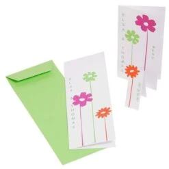 Clairefontaine 'Pollen' DIN Long Folding Cards -Art Supply Sales Clairefontaine26230393BPollen26230393BDINLongFoldingCards 2