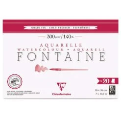 Clairefontaine | Fontaine Cold Pressed Watercolour Paper — Various Formats -Art Supply Sales Clairefontaine7CFontaineColdPressedWatercolourPaperE28094variousformats 5