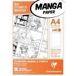 Clairefontaine BD Comics Manga Storyboard Pads -Art Supply Sales ClairefontaineBDComicsMangaStoryboardPads 2