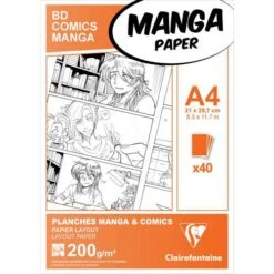 Clairefontaine BD Comics Manga Storyboard Pads -Art Supply Sales ClairefontaineBDComicsMangaStoryboardPads 5