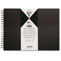 Clairefontaine Black Albums To Personalise -Art Supply Sales ClairefontaineBlackAlbumstoPersonalise 2