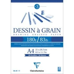 Clairefontaine Dessin à Grain Drawing Pads - 180gsm