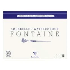 Clairefontaine Fontaine Semi- Glazed Watercolour Paper -Art Supply Sales ClairefontaineFontaineSemi GlazedWatercolourPaper 4