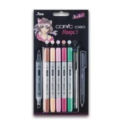 Copic Ciao 5 + 1 Manga Sets -Art Supply Sales CopicCiao52B1MangaSets 2