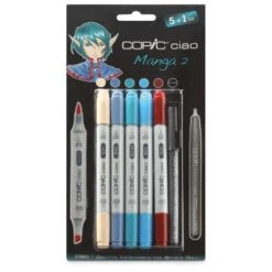 Copic Ciao 5 + 1 Manga Sets -Art Supply Sales CopicCiao52B1MangaSets 4