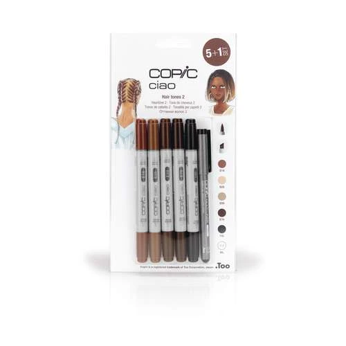 Copic Ciao Hair Tones 5 In1 Sets 2 Copic Ciao Hair Tones 5 In1 Sets - Image 2