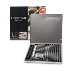 Front Page -Art Supply Sales CretacolorBlackBoxCharcoalDrawingSet 1