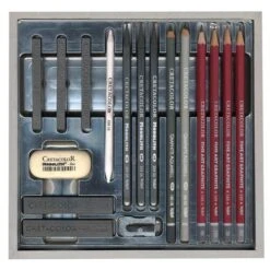 Cretacolor Silver Wooden Box Set -Art Supply Sales CretacolorSilverWoodenBoxSet 2