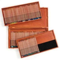 DERWENT | LIGHTFAST Wooden Gift Box — 100 Pencils -Art Supply Sales DERWENT7CLIGHTFASTWoodenGiftBoxE28094100pencils 2