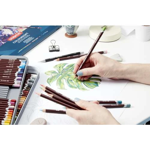 Derwent Coloursoft Wooden Box 48 Pencil Sets 5 Derwent Coloursoft Wooden Box 48 Pencil Sets - Image 5