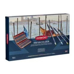 Derwent Watercolour 72 Pencil Wooden Box Set -Art Supply Sales DerwentWatercolour72PencilWoodenBoxSet 3