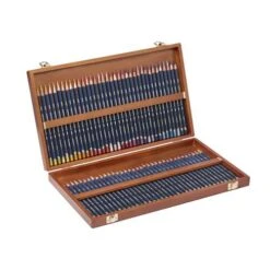 Derwent Watercolour 72 Pencil Wooden Box Set -Art Supply Sales DerwentWatercolour72PencilWoodenBoxSet 4
