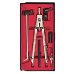 Ecobra Silver Master Quick Action Compass Set