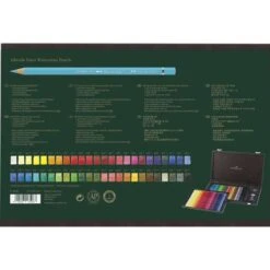 Faber-Castell Albrecht Dürer Artists' Watercolour Pencils Wooden Box Set -Art Supply Sales Faber CastellAlbrechtDC3BCrerArtists26230393BWatercolourPencilsWoodenBoxSet 2