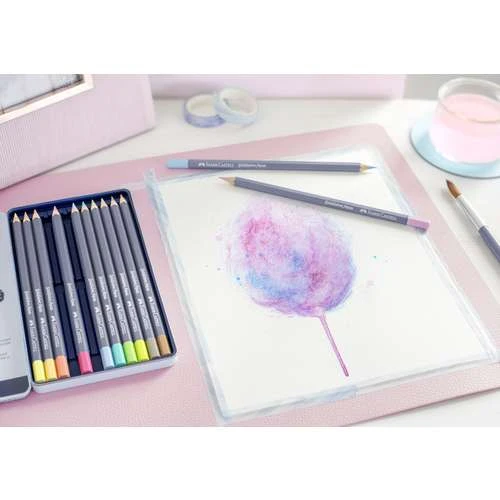 Faber-Castell Goldfaber Aqua Pastel Watercolour Pencil Set 6 Faber-Castell Goldfaber Aqua Pastel Watercolour Pencil Set - Image 6