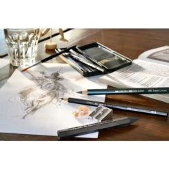 Faber-Castell Pitt 19 Piece Graphite Set -Art Supply Sales Faber CastellPitt19PieceGraphiteSet 2