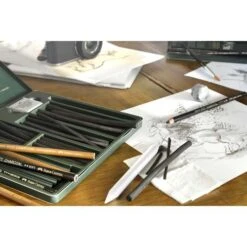 Faber-Castell Pitt Charcoal Set -Art Supply Sales Faber CastellPittCharcoalSet 3
