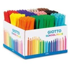 Giotto Turbo Maxi Fibre Pen School Set, 144 Pens -Art Supply Sales GiottoTurboMaxiFibrePenSchoolSet2C144Pens 1