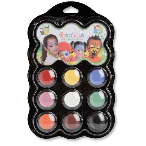 Grim'tout Themed Childrens Make-Up Palettes - 9 Colour 1 Grim'tout Themed Childrens Make-Up Palettes - 9 Colour