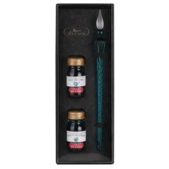 HERBIN | Glass Pen & Inks — 3 Piece Gift Sets -Art Supply Sales HERBIN7CGlasspen26amp3BinksE280943piecegiftsets 2