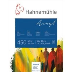 Hahnemuehle Acrylic Painting Paper Blocks 450gsm -Art Supply Sales HahnemuehleAcrylicPaintingPaperBlocks450gsm 4