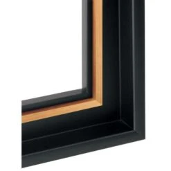 I LOVE ART | Stepped Profile Floater Frames — Black -Art Supply Sales ILOVEART7CSteppedProfileFloaterFramesE28094black 2
