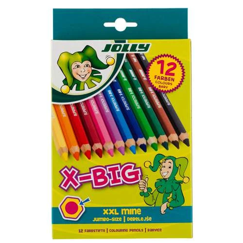 Jolly X-Big Jumbo Size Crayons 1 Jolly X-Big Jumbo Size Crayons