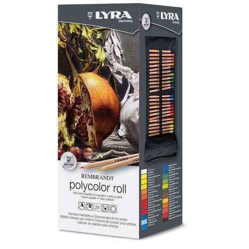 Lyra Rembrandt Polycolor 24 Coloured Pencil Roll 1 Lyra Rembrandt Polycolor 24 Coloured Pencil Roll