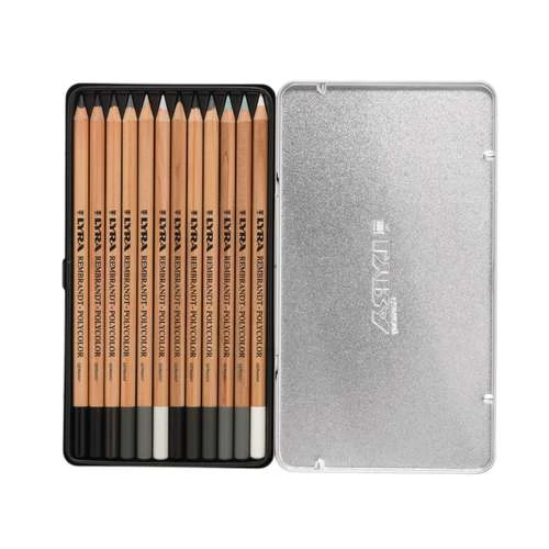 Lyra Rembrandt Polycolor Pencil Grey Tones Box Set 3 Lyra Rembrandt Polycolor Pencil Grey Tones Box Set - Image 3