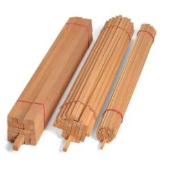 Obeche (Samba) Wood Quadrangular Battens