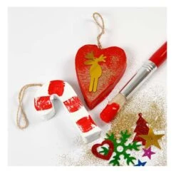 Papier-Mâché Christmas Gift Tags -Art Supply Sales Papier MC3A2chC3A9ChristmasGiftTags 2