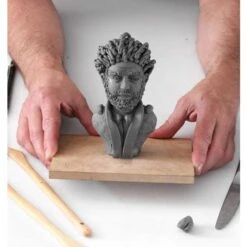 Plastiline Grey Modelling Clay -Art Supply Sales PlastilineGreyModellingClay 4