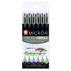 SAKURA | PIGMA MICRON™ Fineliner Sets — 6 Pens