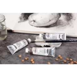 Schmincke | Liquid Charcoal Set — 3 X 5 Ml Tubes -Art Supply Sales Schmincke7CLiquidCharcoalSetE280943x5mltubes 3