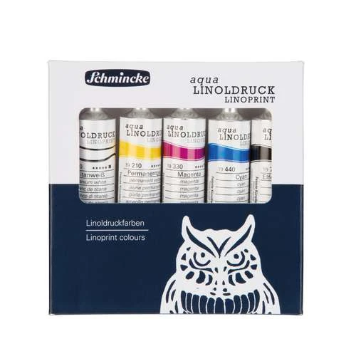 Schmincke Aqua Linoprint Colour Set 1 Schmincke Aqua Linoprint Colour Set