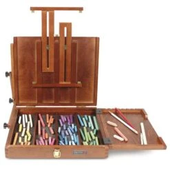 Sienna Pochade Wooden Special Pastel Box -Art Supply Sales SiennaPochadeWoodenSpecialPastelBox 2