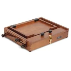 Sienna Pochade Wooden Special Pastel Box -Art Supply Sales SiennaPochadeWoodenSpecialPastelBox 4