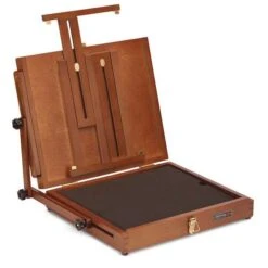 Sienna Pochade Wooden Special Pastel Box -Art Supply Sales SiennaPochadeWoodenSpecialPastelBox 5