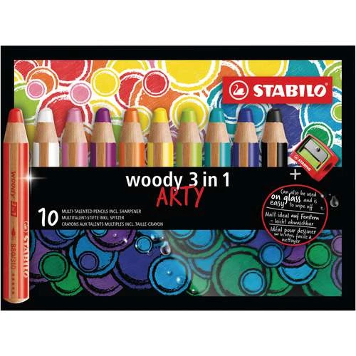 Stabilo Woody 3 In 1 Arty Sets 2 Stabilo Woody 3 In 1 Arty Sets - Image 2