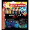 Stabilo Woody 3 In 1 Arty Sets