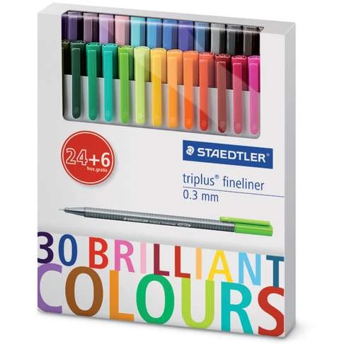 Staedtler Triplus 30 Fineliner Set 1 Staedtler Triplus 30 Fineliner Set