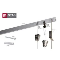 Stas J-Rail Hanging System -Art Supply Sales StasJ RailHangingSystem 2