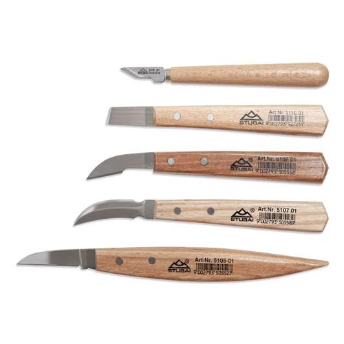 Stubai Chip Carving Knife Set 3 Stubai Chip Carving Knife Set - Image 3